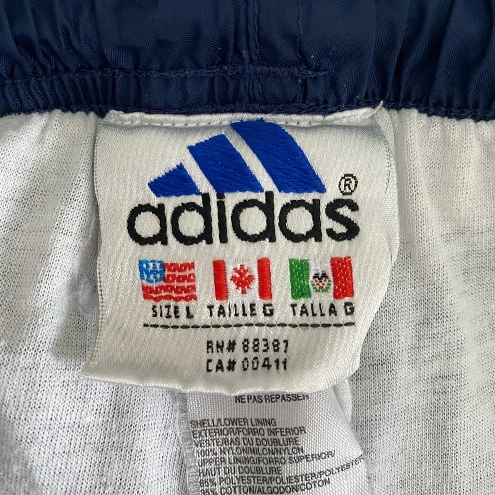 Adidas athletic windpants. Royal blue. Size L
